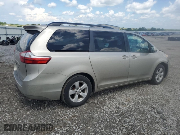 2015 Toyota Sienna LE AAS with VIN 5TDKK3DC8FS582699, listed as a Copart auction lot 56682415 with 195,915 mi miles and Salvage title. Bid and sale history available at DreamBid. Image 3.