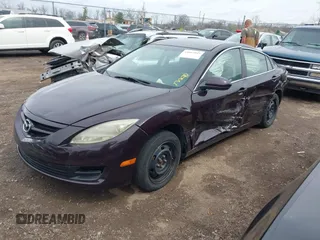 2010 Mazda 6 i Sport with VIN 1YVHZ8BHXA5M40557, listed as a IAAI auction lot 41865949 with 185,220 mi miles. Bid and sale history available at carsss.com. Image 2.