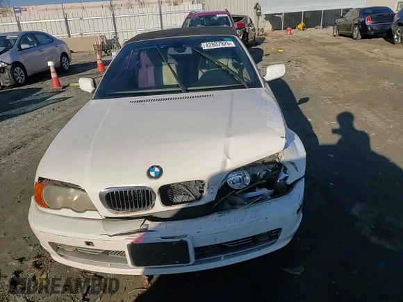 2002 BMW 3 Series 330Ci with VIN WBABS53462JU91473, listed as a Copart auction lot 42807925 with 178,930 mi miles and Salvage Title. Bid and sale history available at carsss.com. Image 11.