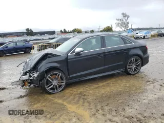 2015 Audi S3 2.0T Premium Plus with VIN WAUBFGFF8F1118826, listed as a Copart auction lot 44447205 with 63,577 mi miles and Salvage Title. Bid and sale history available at carsss.com. Image 1.