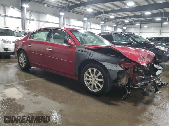 2011 Buick Lucerne CXL with VIN 1G4HC5EM2BU150539, listed as a Copart auction lot 45174425 with 127,916 mi miles and Salvage Title. Bid and sale history available at carsss.com. Image 4.