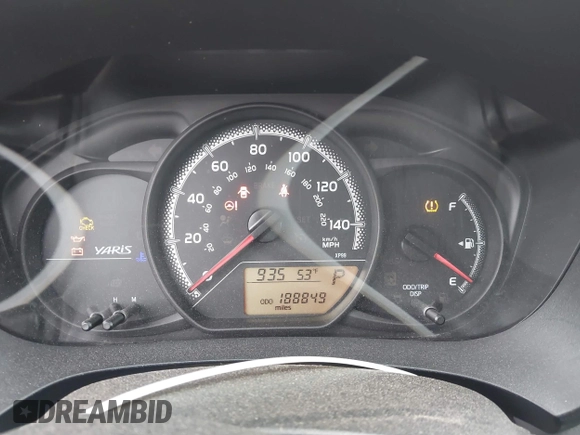 2015 Toyota Yaris L with VIN VNKJTUD30FA030021, listed as a IAAI auction lot 41805928 with 188,849 mi miles and . Bid and sale history available at carsss.com. Image 7.