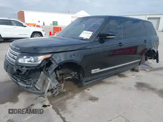2016 Land Rover Range Rover Supercharged with VIN SALGS3EF6GA290717, listed as a IAAI auction lot 41165484 with 117,221 mi miles. Bid and sale history available at carsss.com. Image 6.