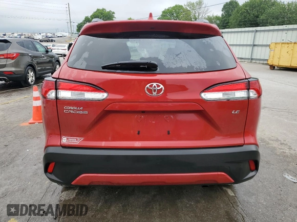 2024 Toyota Corolla Cross LE с VIN 7MUCAAAG8RV079557, выставлен на аукционе Copart как лот 56847465 с пробегом 17 146 миль миль и Списание • Salvage title. История ставок и продаж доступна на DreamBid. Изображение 6.