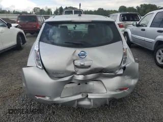 2013 Nissan LEAF SL with VIN 1N4AZ0CP1DC408021, listed as a Copart auction lot 58260915 with 111,310 mi miles and Salvage title. Bid and sale history available at DreamBid. Image 6.