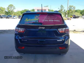 2017 Jeep Compass Latitude with VIN 3C4NJDBBXHT679623, listed as a IAAI auction lot 41810574 with 158,655 mi miles and . Bid and sale history available at DreamBid. Image 17.