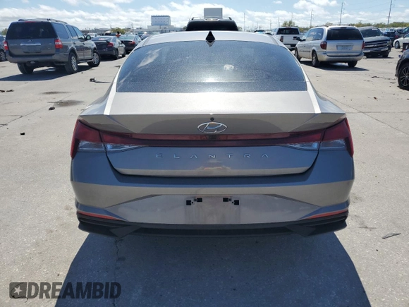 2022 Hyundai Elantra SEL with VIN KMHLM4AG9NU311619, listed as a Copart auction lot 50105495 with 39,170 mi miles and Non Repairable. Bid and sale history available at DreamBid. Image 6.