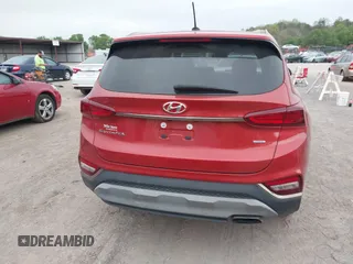 2019 Hyundai Santa Fe SE with VIN 5NMS2CAD5KH053852, listed as a IAAI auction lot 41962062 with 127,177 mi miles. Bid and sale history available at carsss.com. Image 16.