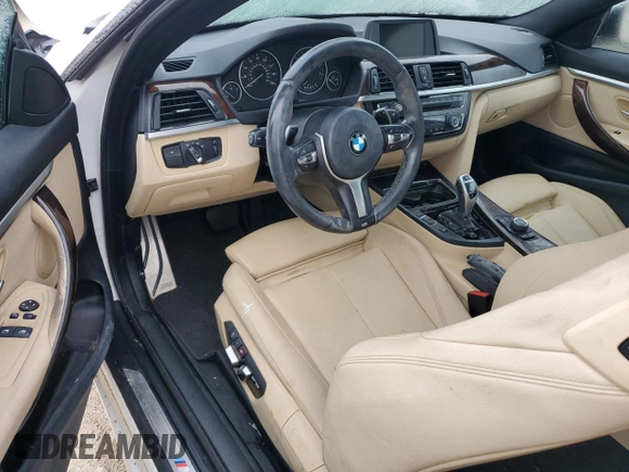 2017 BMW 4 Series 430i with VIN WBA4R7C50HK876667, listed as a Copart auction lot 74543364 with Not Provided miles and Salvage Title. Bid and sale history available at DreamBid. Image 8.