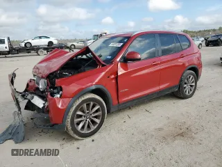 2015 BMW X3 xDrive28i with VIN 5UXWX9C52F0D58230, listed as a Copart auction lot 44201265 with 128,763 mi miles and Clean Title. Bid and sale history available at carsss.com. Image 1.