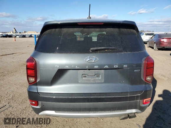2021 Hyundai Palisade SE z VIN KM8R1DHE6MU274194, wystawiony jako Copart lot #82611854 z przebiegiem Nie podano mil oraz Szkoda całkowita • Salvage title. Historia ofert i sprzedaży dostępna na DreamBid. Obrazek 6.