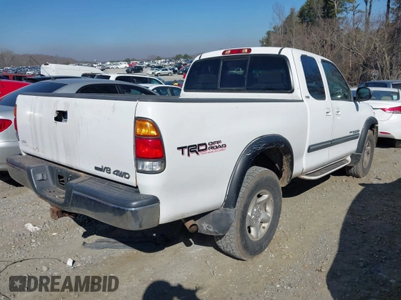 2003 Toyota Tundra SR5 with VIN 5TBBT44133S360948, listed as a IAAI auction lot 41660040 with 213,974 mi miles and . Bid and sale history available at DreamBid. Image 4.