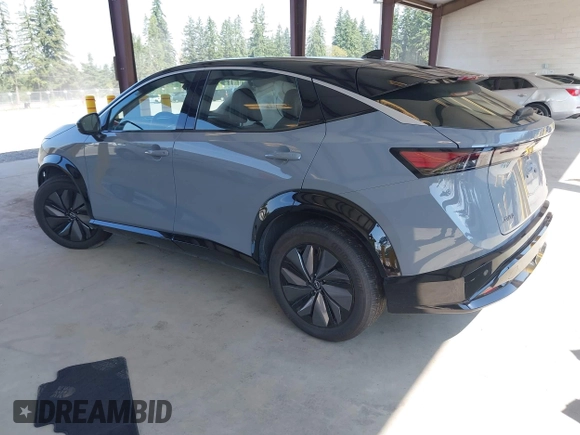 2024 Nissan ARIYA Engage with VIN JN1AF0BA4RM435508, listed as a IAAI auction lot 42572785 with 9,289 mi miles and . Bid and sale history available at DreamBid. Image 3.