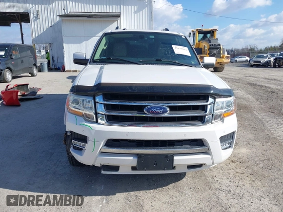 2015 Ford Expedition Max Limited with VIN 1FMJK1KT7FEF49326, listed as a IAAI auction lot 41876662 with 53,587 mi miles. Bid and sale history available at carsss.com. Image 12.
