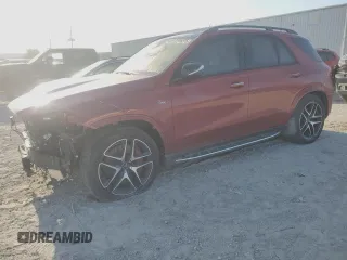 2022 Mercedes-Benz GLE 53 AMG with VIN 4JGFB6BB9NA600423, listed as a Copart auction lot 51919275 with 32,362 mi miles and Salvage title. Bid and sale history available at DreamBid. Image 1.