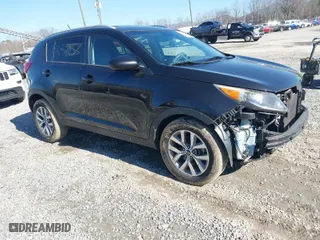 2016 Kia Sportage LX with VIN KNDPB3ACXG7825886, listed as a IAAI auction lot 41454209 with 167,778 mi miles. Bid and sale history available at carsss.com. Image 1.