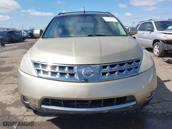 2007 Nissan Murano S with VIN JN8AZ08W47W665126, listed as a IAAI auction lot 41831533 with 160,033 mi miles. Bid and sale history available at carsss.com. Image 6.