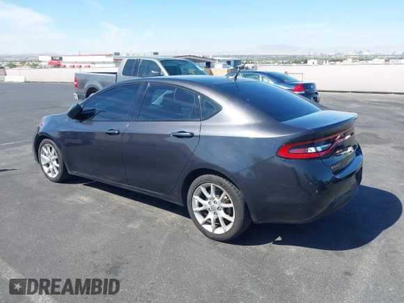 2013 Dodge Dart SXT with VIN 1C3CDFBA7DD297894, listed as a IAAI auction lot 42089111 with 153,423 mi miles. Bid and sale history available at carsss.com. Image 3.