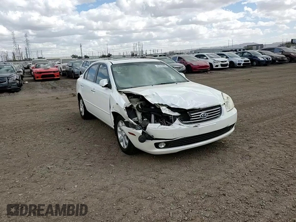 2007 Kia Optima EX with VIN KNAGE124075087981, listed as a Copart auction lot 47315435 with 146,655 mi miles and Salvage Title. Bid and sale history available at carsss.com. Image 10.
