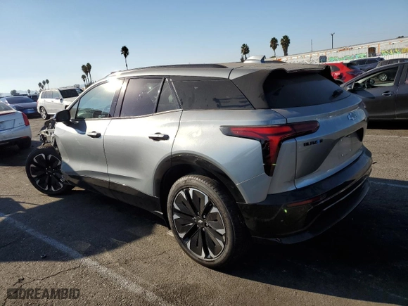 2024 Chevrolet Blazer EV eAWD RS with VIN 3GNKDCRJ7RS211509, listed as a Copart auction lot 69616794 with 6,576 mi miles and Salvage Title. Bid and sale history available at carsss.com. Image 2.