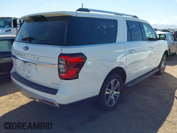 2024 Ford Expedition Max Limited with VIN 1FMJK1K87REA65544, listed as a IAAI auction lot 41627008 with 33,380 mi miles and . Bid and sale history available at DreamBid. Image 4.