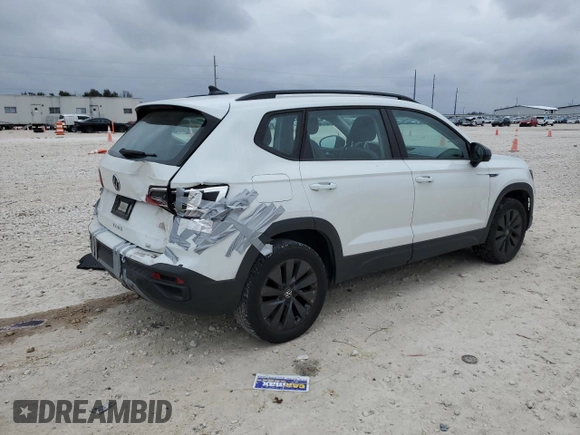 2022 Volkswagen Taos S z VIN 3VVCX7B28NM015108, wystawiony jako Copart lot #43617695 z przebiegiem 60 519 mil mil oraz Szkoda całkowita • Salvage title. Historia ofert i sprzedaży dostępna na DreamBid. Obrazek 3.