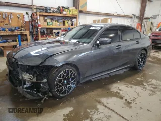 2022 BMW 3 Series M340i xDrive with VIN WBA5U9C02NFL66019, listed as a Copart auction lot 86330044 with 42,394 mi miles and Salvage Title. Bid and sale history available at DreamBid. Image 1.