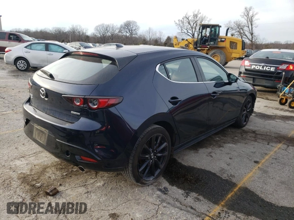 2019 Mazda Mazda3 Hatchback w/Premium Pkg with VIN JM1BPBNMXK1145331, listed as a Copart auction lot 73741432 with 0 mi miles. Bid and sale history available at carsss.com. Image 3.