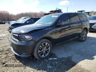 2019 Dodge Durango GT Plus with VIN 1C4RDJDG3KC559889, listed as a Copart auction lot 50043665 with 113,276 mi miles and Salvage title. Bid and sale history available at DreamBid. Image 1.
