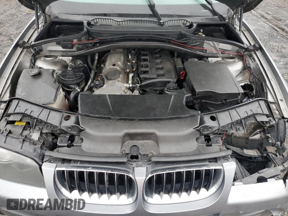 2006 BMW X3 3.0i with VIN WBXPA93416WD28957, listed as a Copart auction lot 72777224 with 214,772 mi miles and Salvage Title. Bid and sale history available at carsss.com. Image 12.