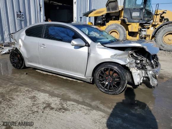 2009 Scion tC with VIN JTKDE167790282849, listed as a Copart auction lot 46669625 with 0 mi miles and Salvage Title. Bid and sale history available at carsss.com. Image 4.