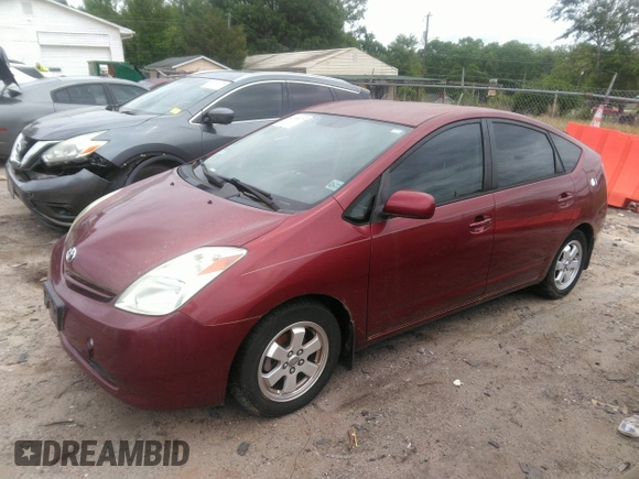 2005 Toyota Prius with VIN JTDKB20U553012572, listed as a IAAI auction lot 42155170 with 1 mi miles. Bid and sale history available at carsss.com. Image 2.