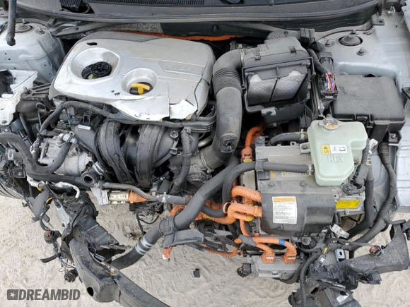 2019 Hyundai Sonata Hybrid SE with VIN KMHE24L39KA093459, listed as a Copart auction lot 46731325 with 0 mi miles and Non Repairable. Bid and sale history available at carsss.com. Image 12.