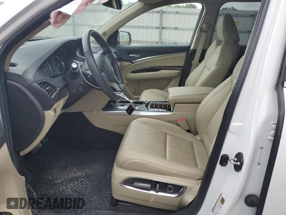 2020 Acura MDX with VIN 5J8YD3H37LL012755, listed as a Copart auction lot 56827235 with 42,162 mi miles and Salvage title. Bid and sale history available at DreamBid. Image 7.