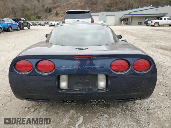2001 Chevrolet Corvette with VIN 1G1YY22G515121394, listed as a Copart auction lot 47123245 with 0 mi miles and Salvage Title. Bid and sale history available at carsss.com. Image 6.