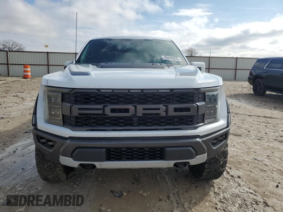 2022 Ford F-150 Raptor with VIN 1FTFW1RG3NFB73689, listed as a Copart auction lot 43448355 with 40,406 mi miles and Salvage Title. Bid and sale history available at carsss.com. Image 5.