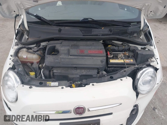 2015 FIAT 500 Sport with VIN 3C3CFFBR3FT509185, listed as a IAAI auction lot 41739081 with 23,555 mi miles. Bid and sale history available at carsss.com. Image 10.