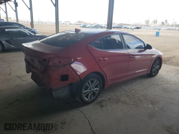 2018 Hyundai Elantra SEL with VIN 5NPD84LFXJH298868, listed as a Copart auction lot 54011685 with 121,430 mi miles and Salvage Title. Bid and sale history available at DreamBid. Image 3.