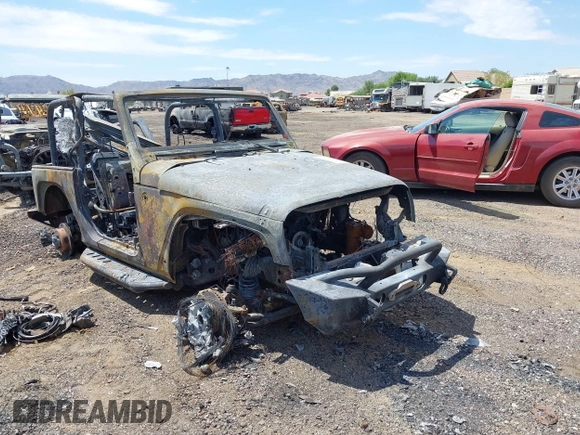 2014 Jeep Wrangler Rubicon with VIN 1C4BJWCG6EL126340, listed as a IAAI auction lot 42654467 with Not provided miles and . Bid and sale history available at DreamBid. Image 1.