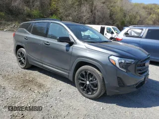 2020 GMC Terrain SLE with VIN 3GKALTEVXLL127559, listed as a Copart auction lot 54295035 with 63,677 mi miles and Salvage Title. Bid and sale history available at carsss.com. Image 4.