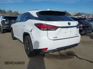 2020 Lexus RX with VIN 2T2YZMDA4LC234425, listed as a IAAI auction lot 41247317 with 20,083 mi miles. Bid and sale history available at carsss.com. Image 3.