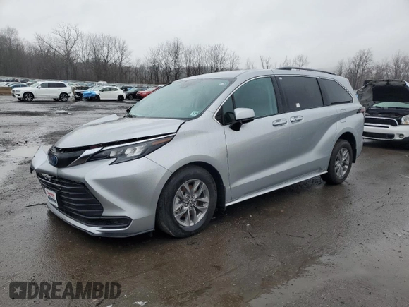 2024 Toyota Sienna LE z VIN 5TDKSKFC6RS125286, wystawiony jako Copart lot #51296895 z przebiegiem 6 292 mil mil oraz Szkoda całkowita • Salvage title. Historia ofert i sprzedaży dostępna na DreamBid. Obrazek 1.