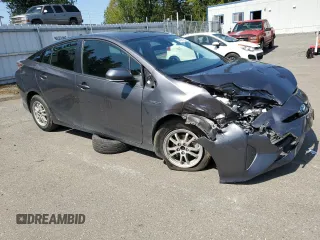 2017 Toyota Prius Two with VIN JTDKBRFU1H3545071, listed as a Copart auction lot 54414095 with 67,373 mi miles and Salvage Title. Bid and sale history available at DreamBid. Image 4.