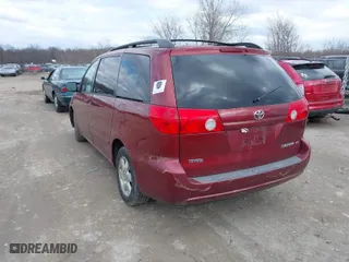 2007 Toyota Sienna CE with VIN 5TDZK23C97S025814, listed as a IAAI auction lot 41870594 with 283,916 mi miles. Bid and sale history available at carsss.com. Image 3.