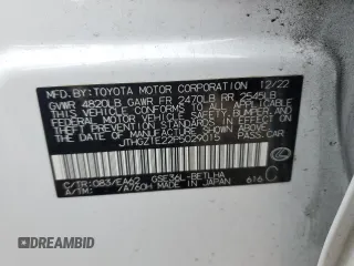 2023 Lexus IS with VIN JTHGZ1E22P5029015, listed as a Copart auction lot 81356804 with 22,434 mi miles and Salvage Title. Bid and sale history available at carsss.com. Image 13.