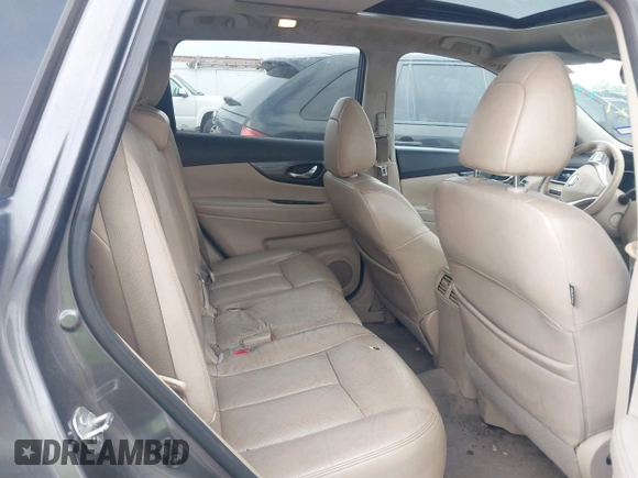 2015 Nissan Rogue SV with VIN 5N1AT2MV7FC758546, listed as a IAAI auction lot 41917021 with 155,696 mi miles. Bid and sale history available at carsss.com. Image 8.