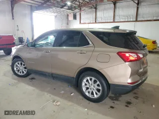 2018 Chevrolet Equinox LT with VIN 3GNAXJEV3JL274122, listed as a Copart auction lot 47974365 with 53,314 mi miles and Salvage Title. Bid and sale history available at carsss.com. Image 2.