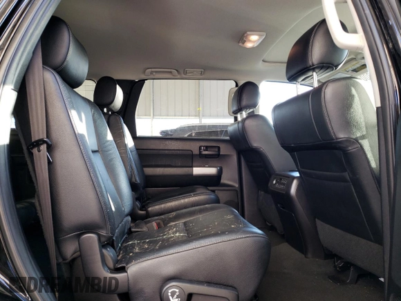 2020 Toyota Sequoia SR5 with VIN 5TDBY5G14LS180176, listed as a Copart auction lot 79800654 with 55,110 mi miles and Salvage Title. Bid and sale history available at carsss.com. Image 11.