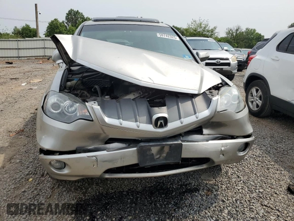 2009 Acura RDX Technology with VIN 5J8TB18549A003487, listed as a Copart auction lot 59742325 with 120,394 mi miles and Salvage title. Bid and sale history available at DreamBid. Image 5.