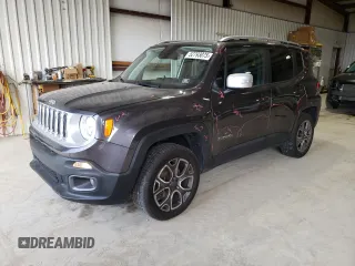 2018 Jeep Renegade Limited z VIN ZACCJBDB6JPH34297, wystawiony jako Copart lot #52793075 z przebiegiem 76 262 mil mil oraz Szkoda całkowita • Salvage title. Historia ofert i sprzedaży dostępna na DreamBid. Obrazek 1.